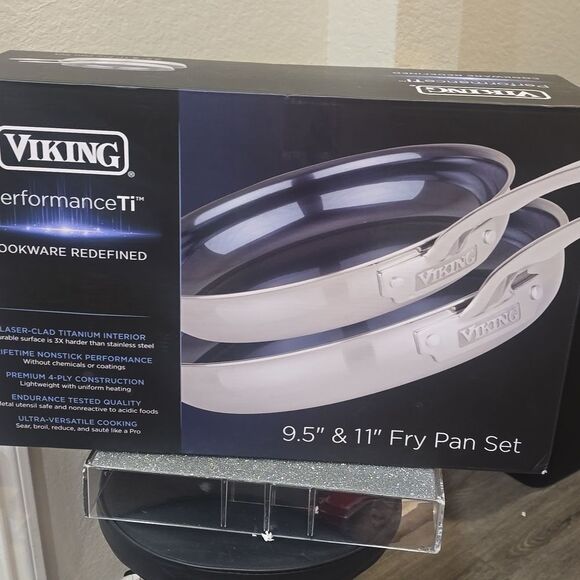 Viking Performance Ti 9.5" & 11" Fry Pan Set - Picture 11 of 13